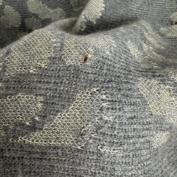 Escada Grey Gold Brown Cardigan Sweater Long Sleeve Size Sm READ Quiet Luxury - Picture 9 of 10